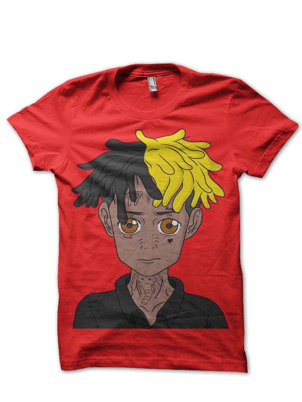 Xxxtentacion Red Half Sleeve T-Shirt