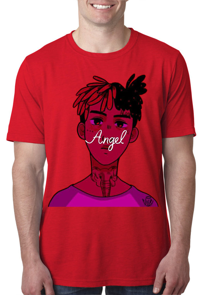 Xxxtentacion Half Sleeve Red T-Shirt Style001